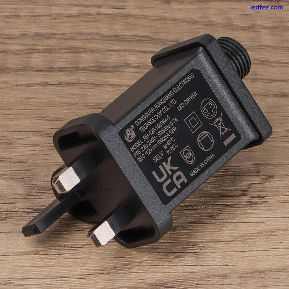 String Driver UK Plug LED Transformer Power Adapter AC 110V To DC 12V 1A 1 