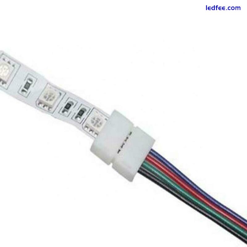 2/4/5 PIN HIPPO ADAPTER CLIP CONNECTOR WIRE EXTENSION CABLE LED STRIP RGB/W 5050 4 