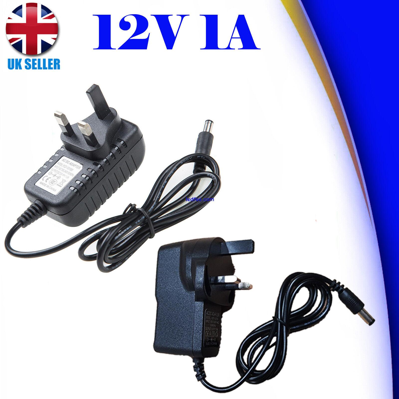 12V 1A/2A/5A DC UK Plug Power Supply Adapter Transformer for LED Strips, CCTV UK 2 