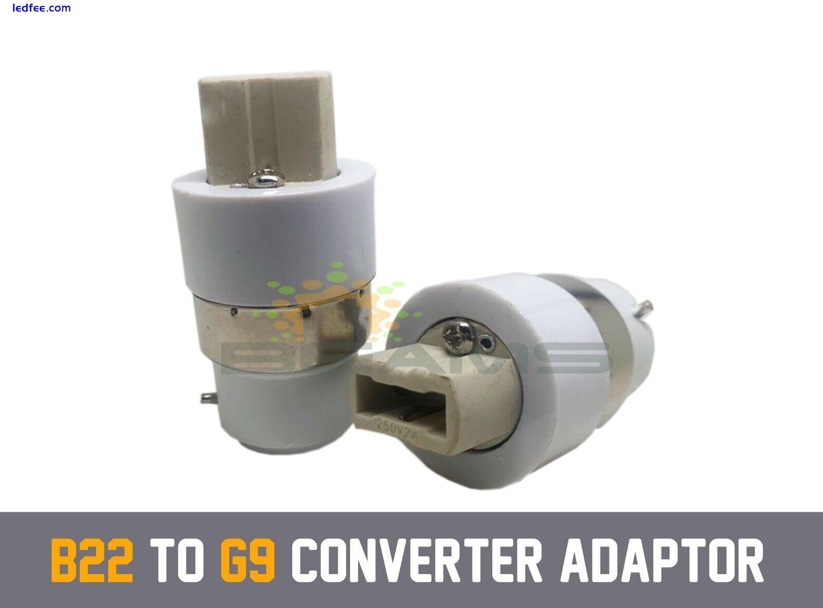 Large Bayonet Cap B22 To G9 MR16 E27 E14 B15 GU10 Adapter Socket Convertor UK 4 