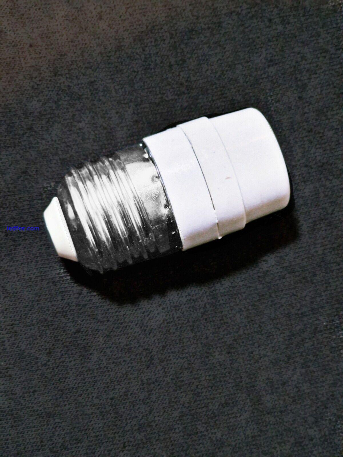 E27 Adaptor Plug Connector Lamp Socket Extension Edison Screw Light Bulb Holder 3 