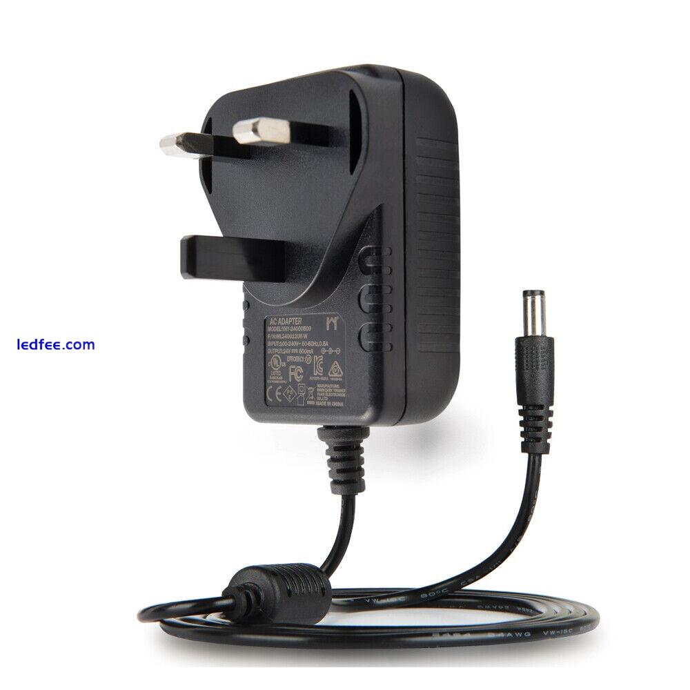 12V 1A 2A AC/DC UK Power Supply Adapter Safety Charger Connector LED CCTV Camera 3 