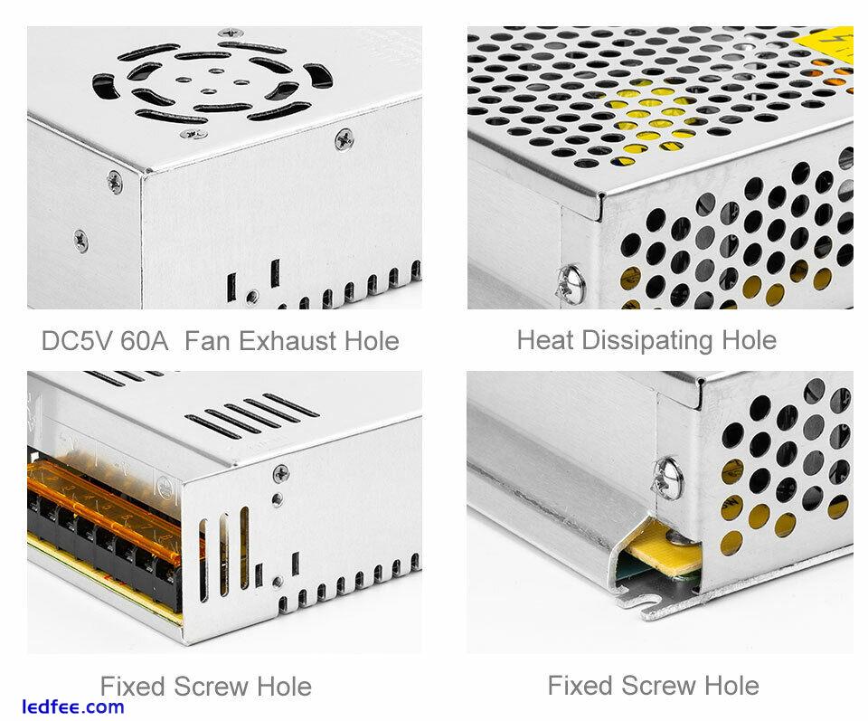 Power Supply DC 5V 12V 24V 36V 48V Netzteil Treiber LED-Trafo für LED Strip 3 