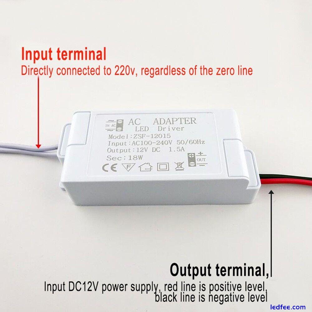 LED Driver Adapter AC 220-240V To DC12V Transformer Power Supply LED-Strip/Part 2 