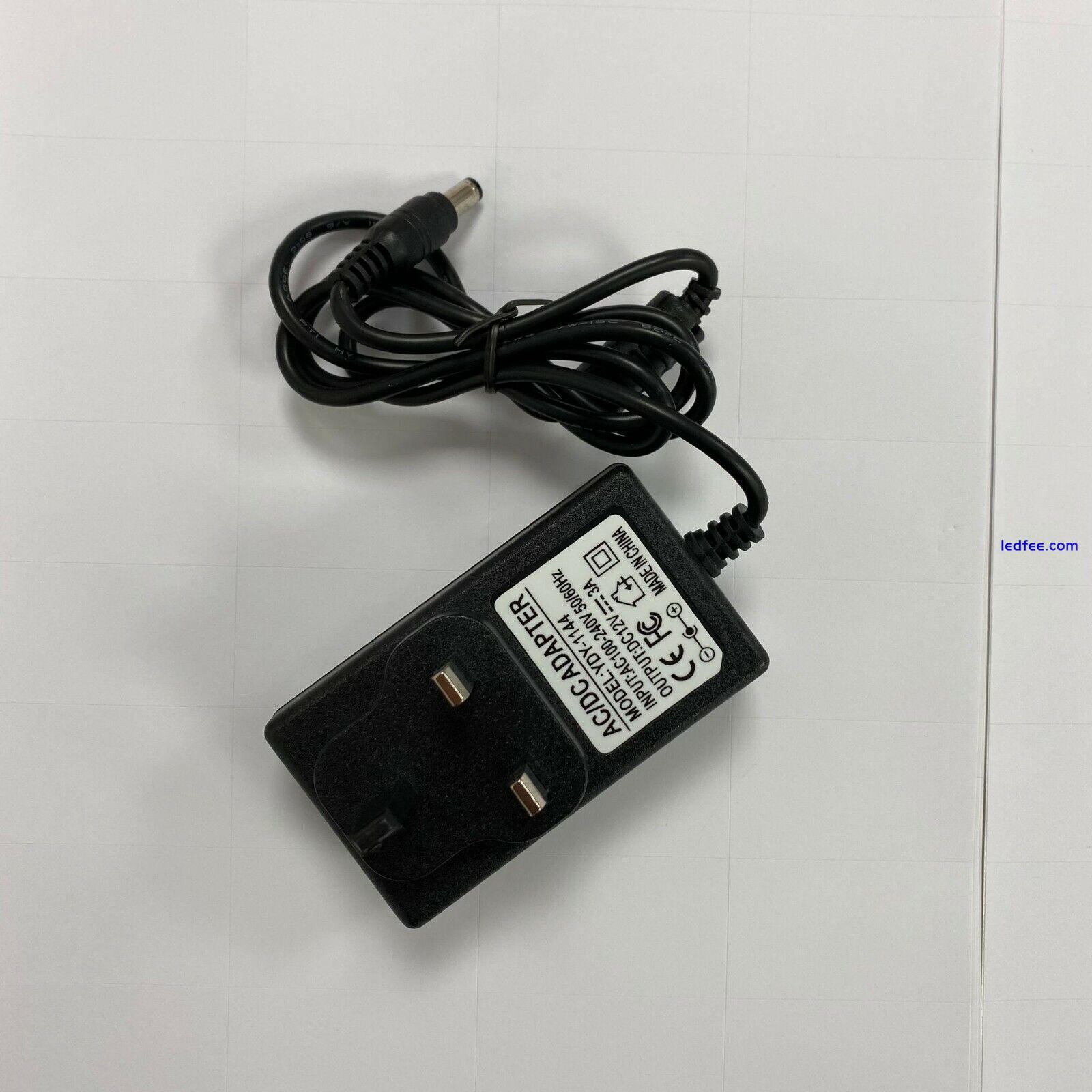 AC DC 12V 3A POWER SUPPLY ADAPTER CHARGER FOR CAMERA / LED STRIP LIGHT CCTV 3 