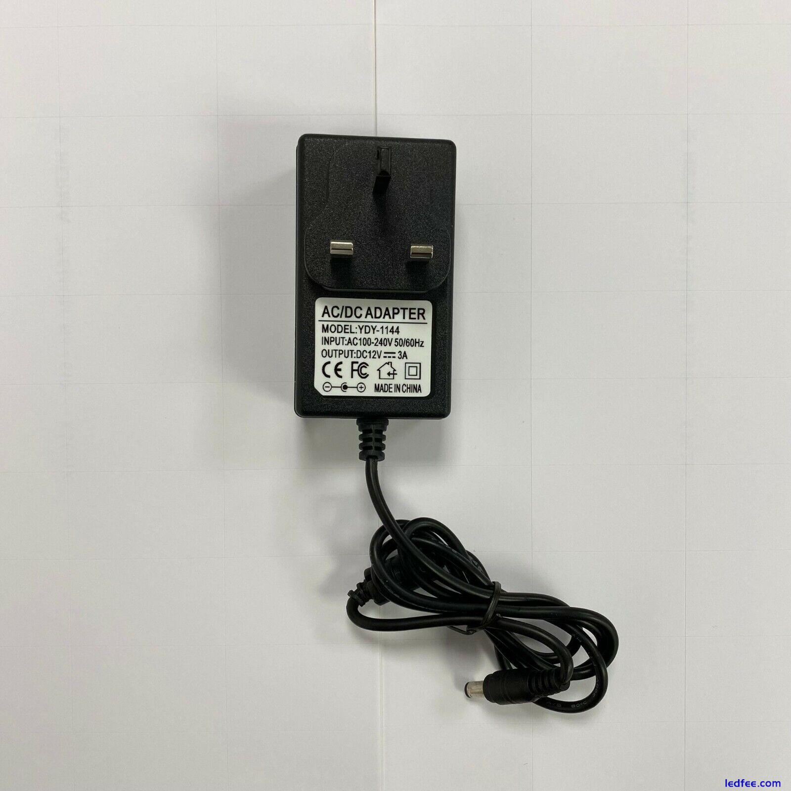 AC DC 12V 3A POWER SUPPLY ADAPTER CHARGER FOR CAMERA / LED STRIP LIGHT CCTV 2 