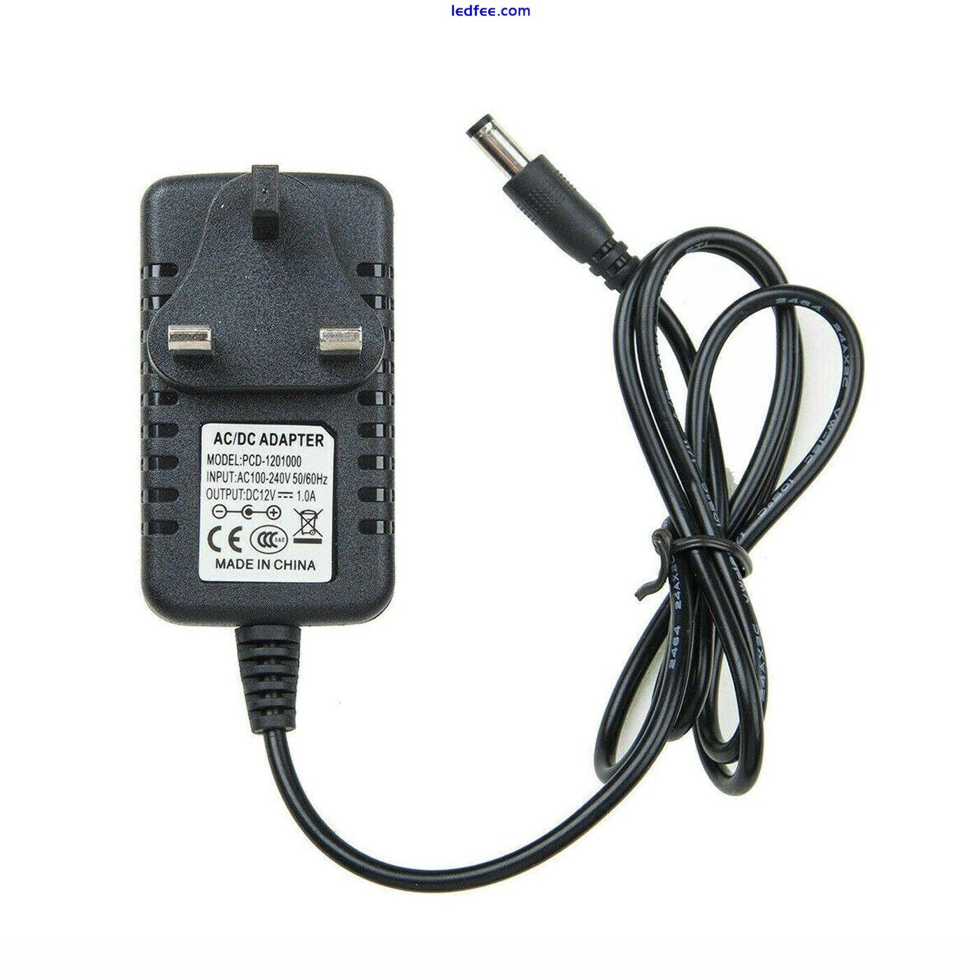 12V 1A 12W Power Supply AC to DC Adapter For LED Strip Light/CCTV 5 