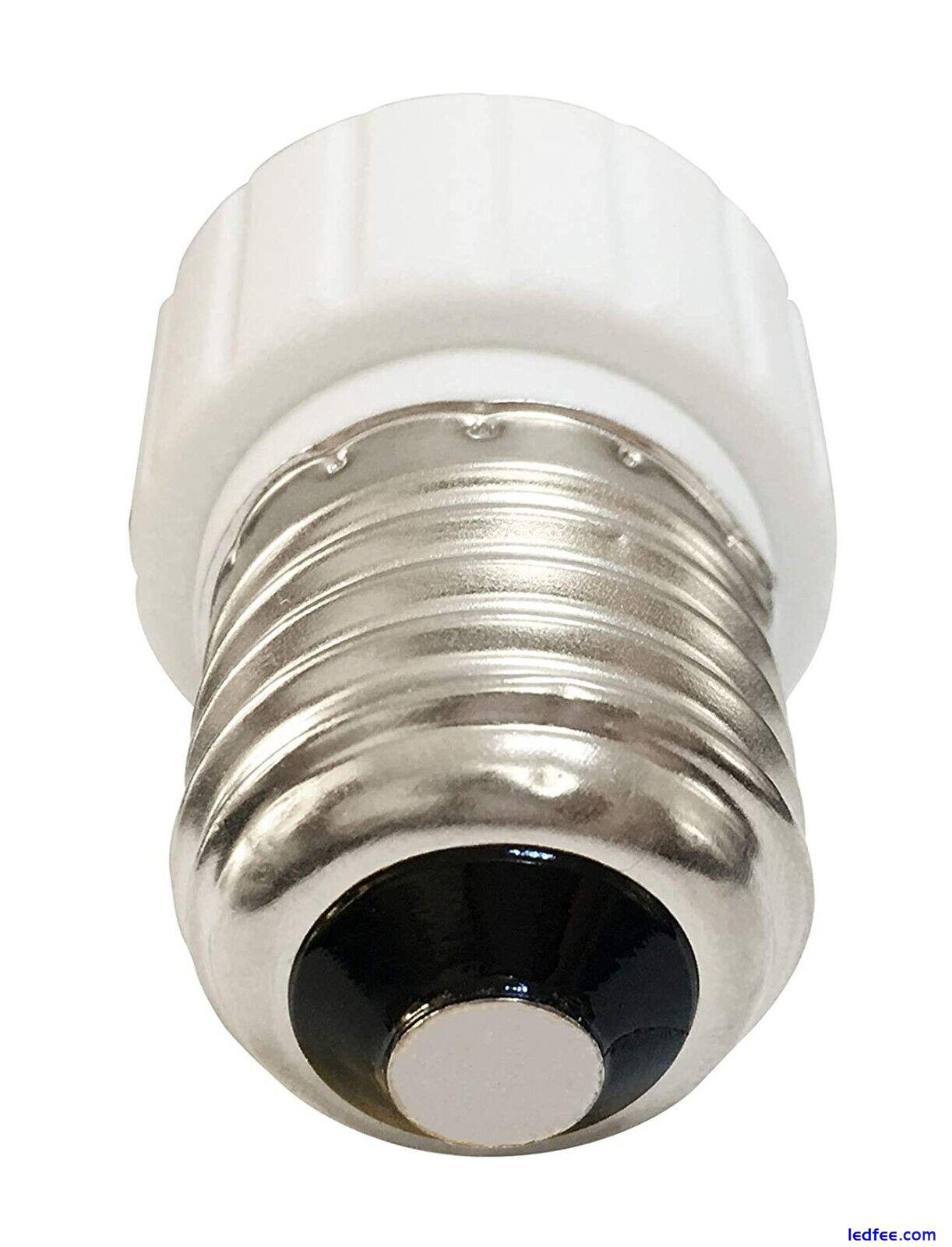 E27 to GU10 Adapter Converter, Fits LED/Halogen/CFL Light Bulbs 2 