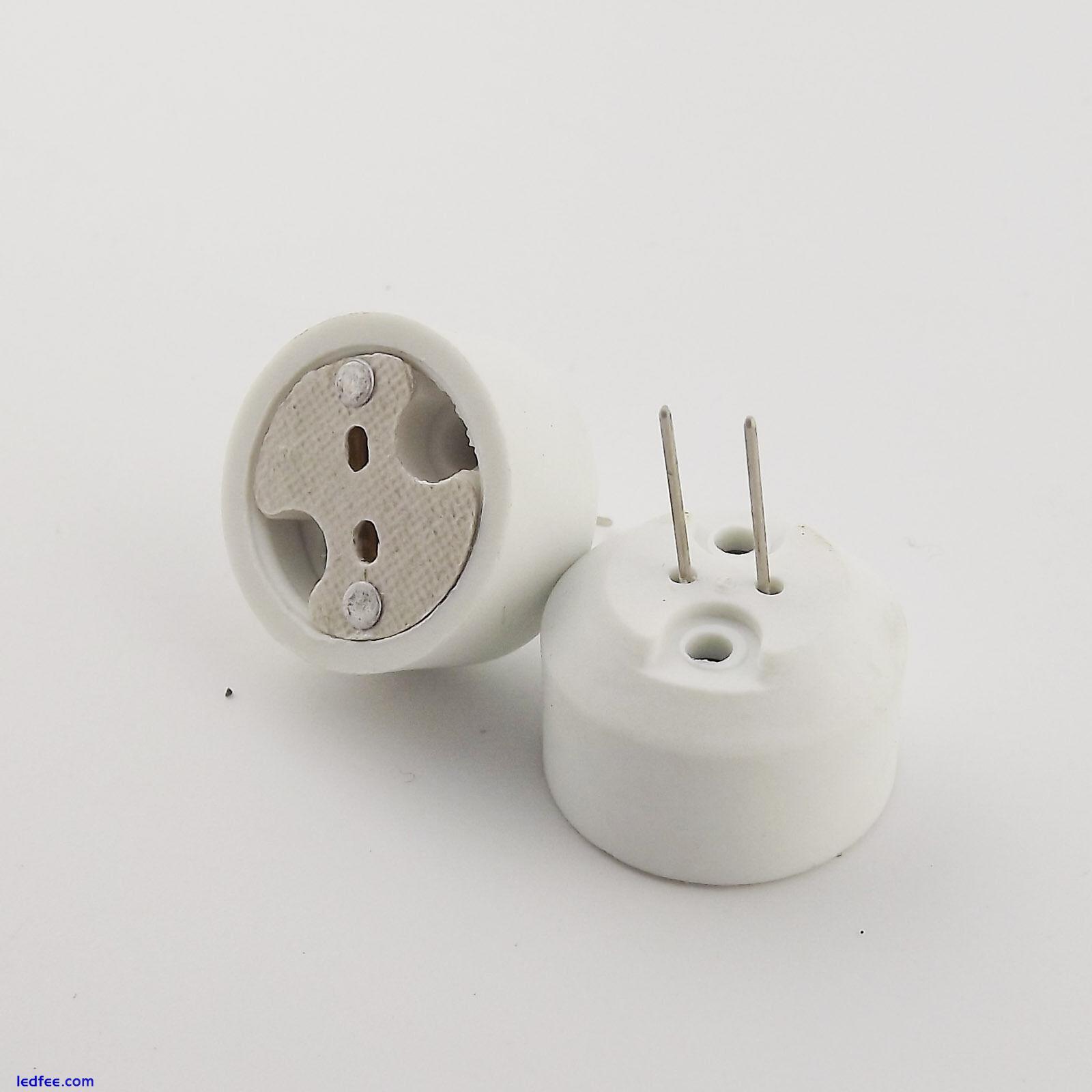 1x G4 Pin Socket to MR16 G5.3 G6.35 LED Light Bulb Base Adaptor Converter Holder 3 