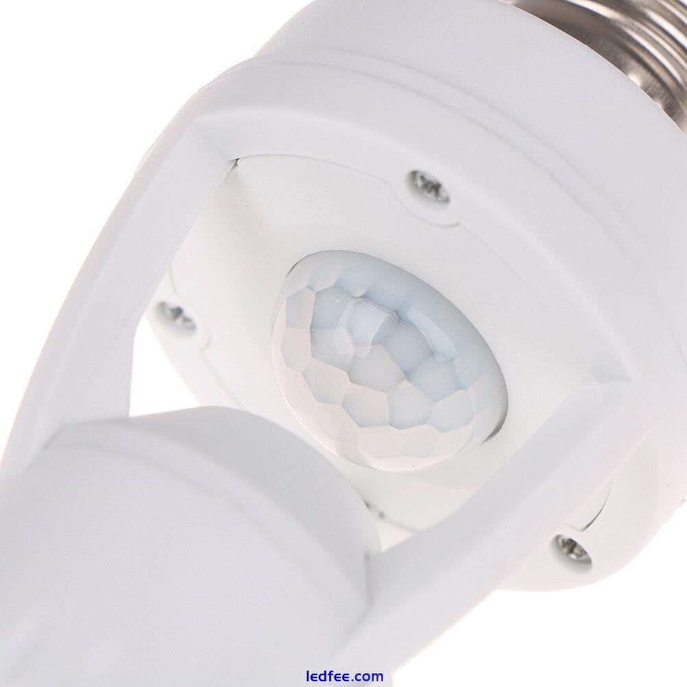 Infrared PIR Motion Sensor E27 LED Light Lamp Bulb Holder Socket Switch 110/220V 3 