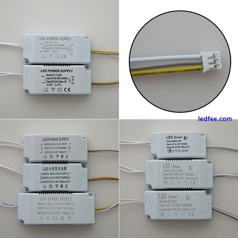 LED Driver 8-24w/ 24-36W /36-48W /24-40W Light Transformer Power Supply 1 