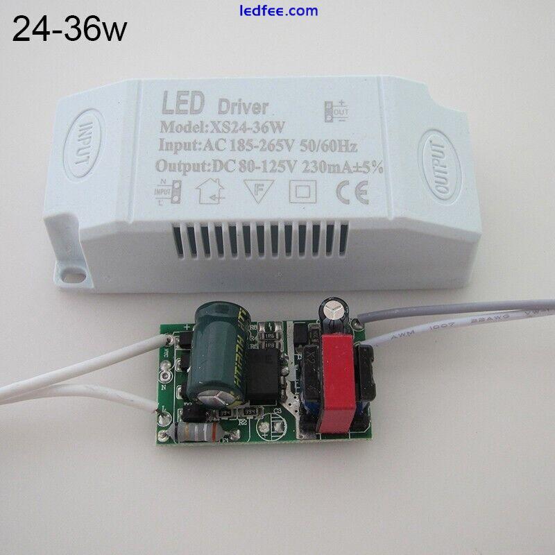 LED Driver 8-24w/ 24-36W /36-48W /24-40W Light Transformer Power Supply 5 