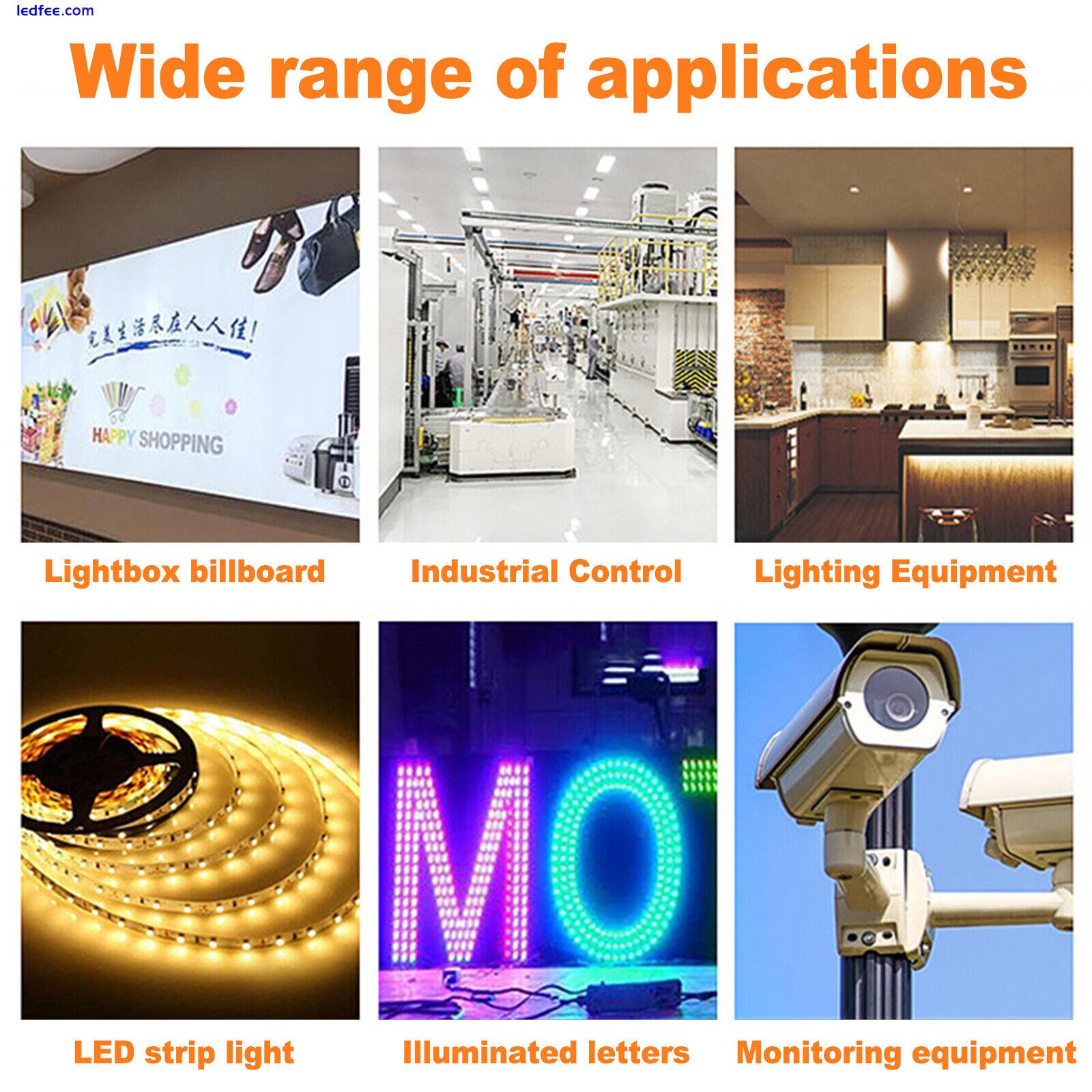 Switching Power Supply 60W-400W Light Transformer Adapter For LED Strip DC 12V 5 