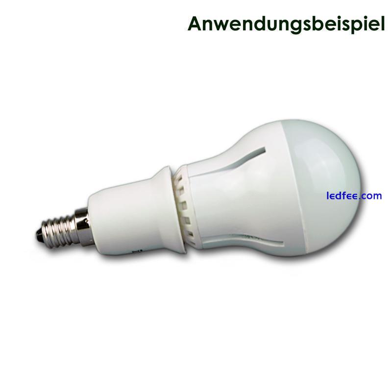 Lampensockel Adapter E14 zu E27 Leuchtmitteladapter Adaptersockel LED Konverter 4 