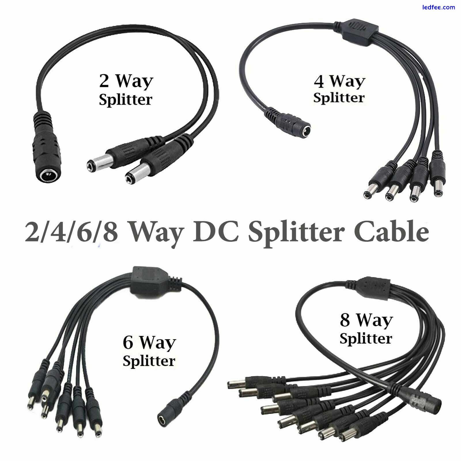 12V 1A 2A DC Power Supply Extension Cable Wire 12V for CCTV Camera DVR PSU Lead 0 