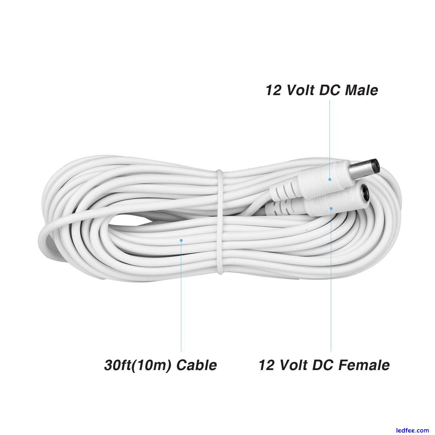 12V 1A 2A DC Power Supply Extension Cable Wire 12V for CCTV Camera DVR PSU Lead 5 