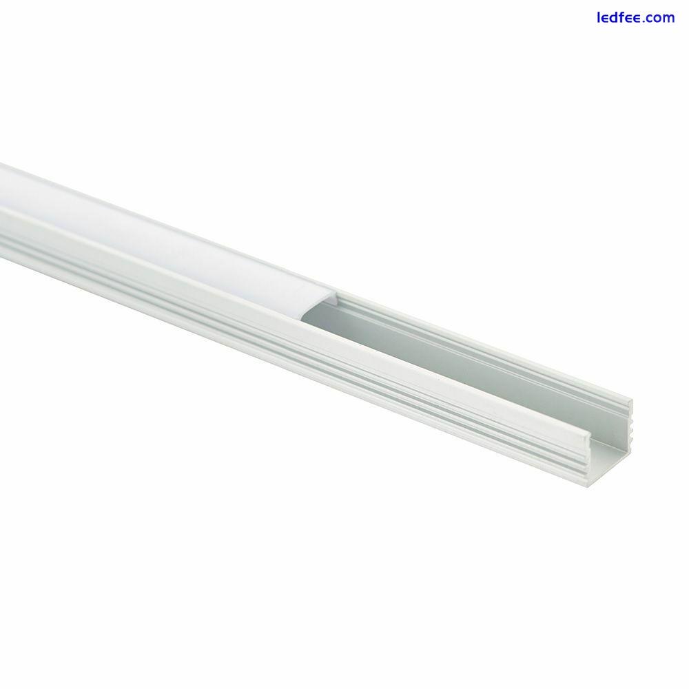 SAXBY 2M Aluminium Slim Surface Extrusion Profile Accessory for LED Tapes 80497 1 