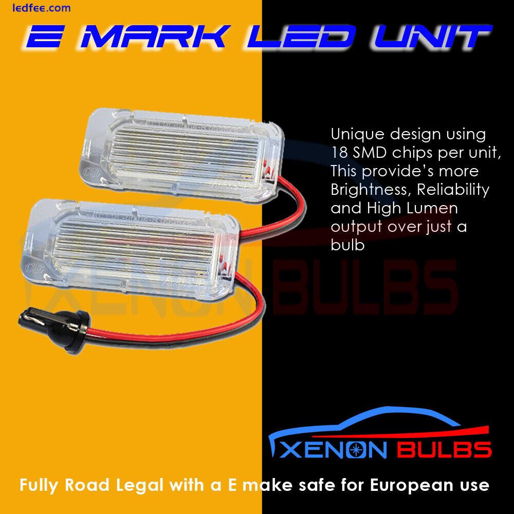 FORD TRANSIT NUMBER PLATE LED CANBUS ERROR FREE 18 LED ICE WHITE TRANSIT CUSTOM 0 