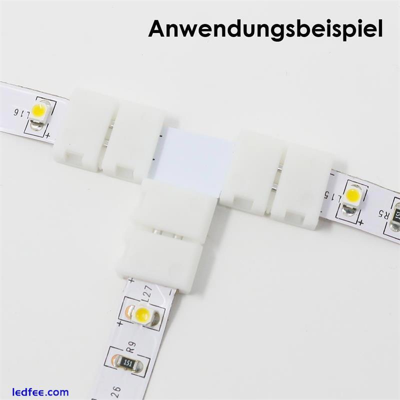 LED Stripe Zubehör Verbinder Brücken Adapter Steckverbinder Kabel 2Pin 2 Pin 3 