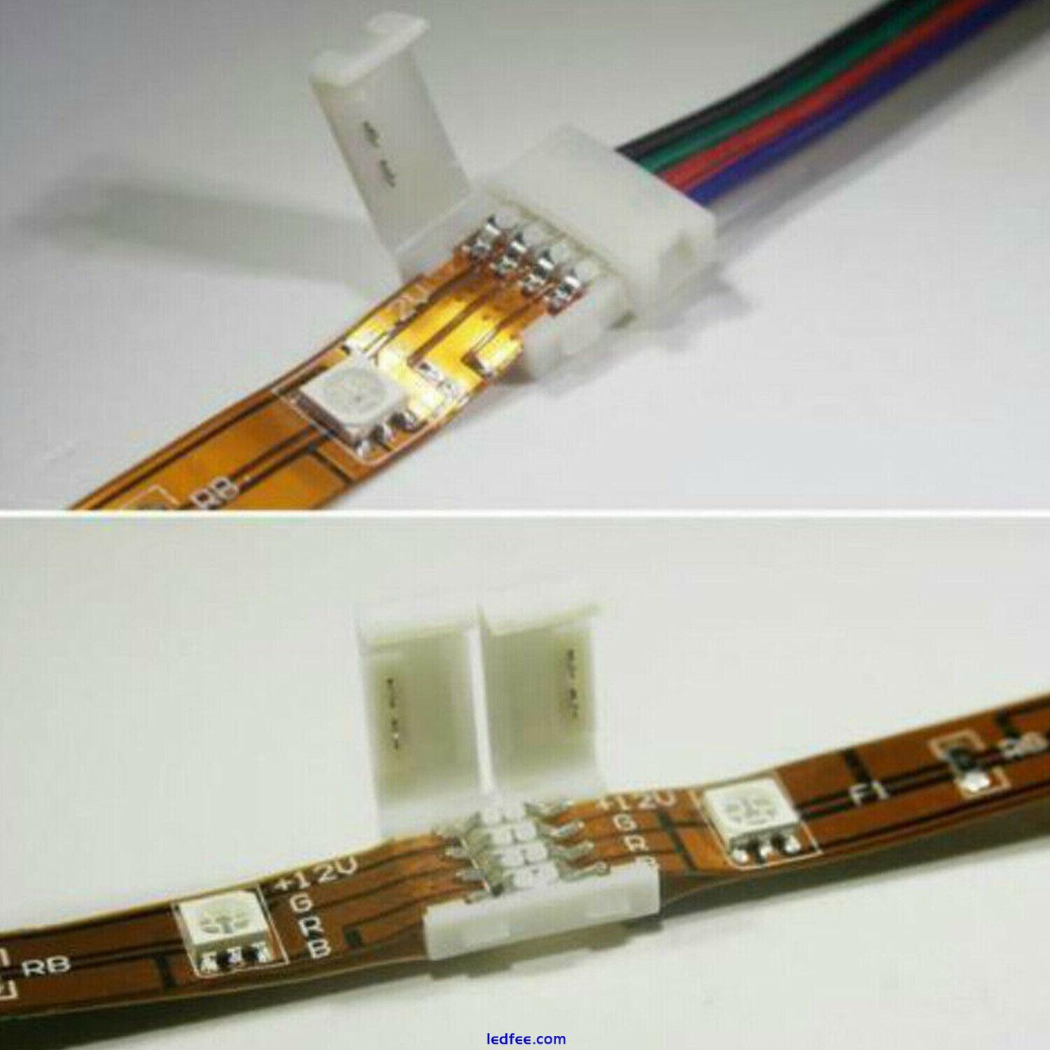 LED Accessories 4pin DC Connector Adapter Extension Cables For LED Strip Light 5 