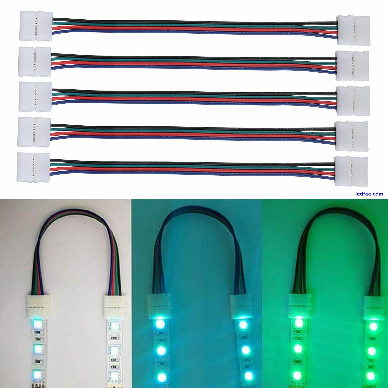 75Pcs/set 4Pin RGB 5050 LED Connector LED Strip Light Connectors Accessories Kit 3 