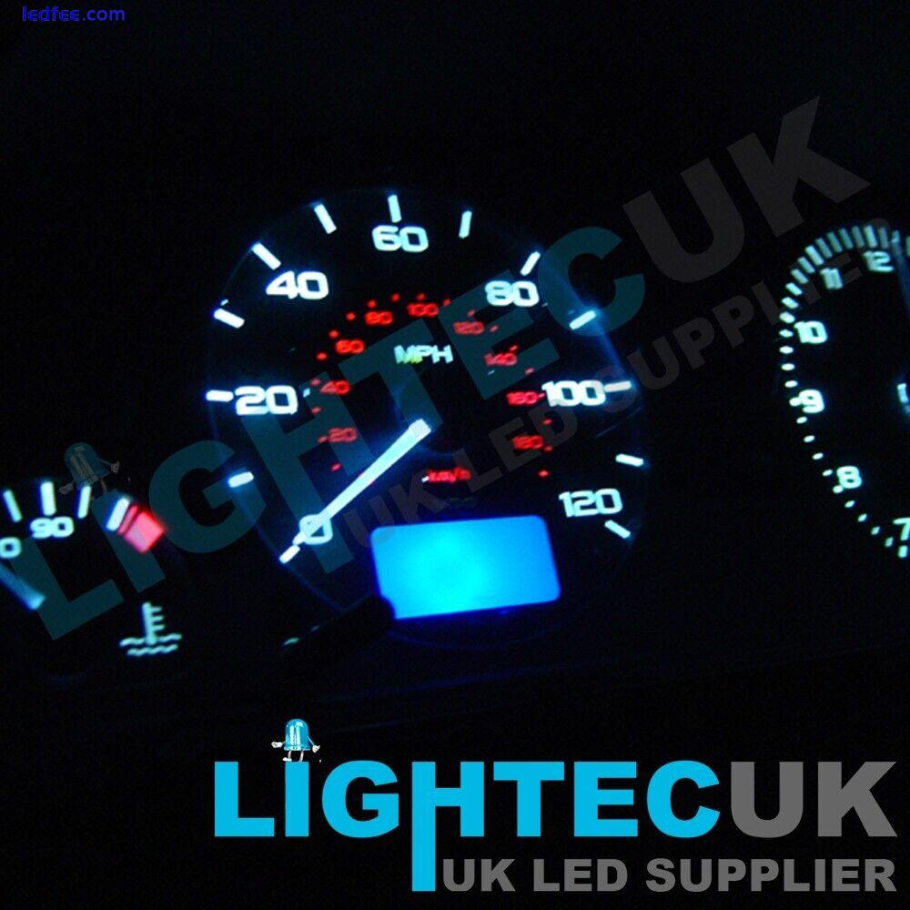 Lightec 12v 509T Car LED B8.5D T5 Dashboard Speedo Twist Lock Dash Bulbs UK 2 