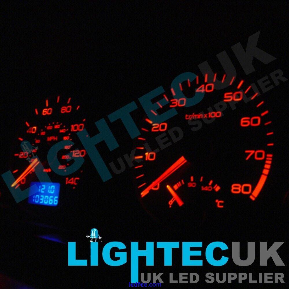 Lightec 12v 509T Car LED B8.5D T5 Dashboard Speedo Twist Lock Dash Bulbs UK 3 