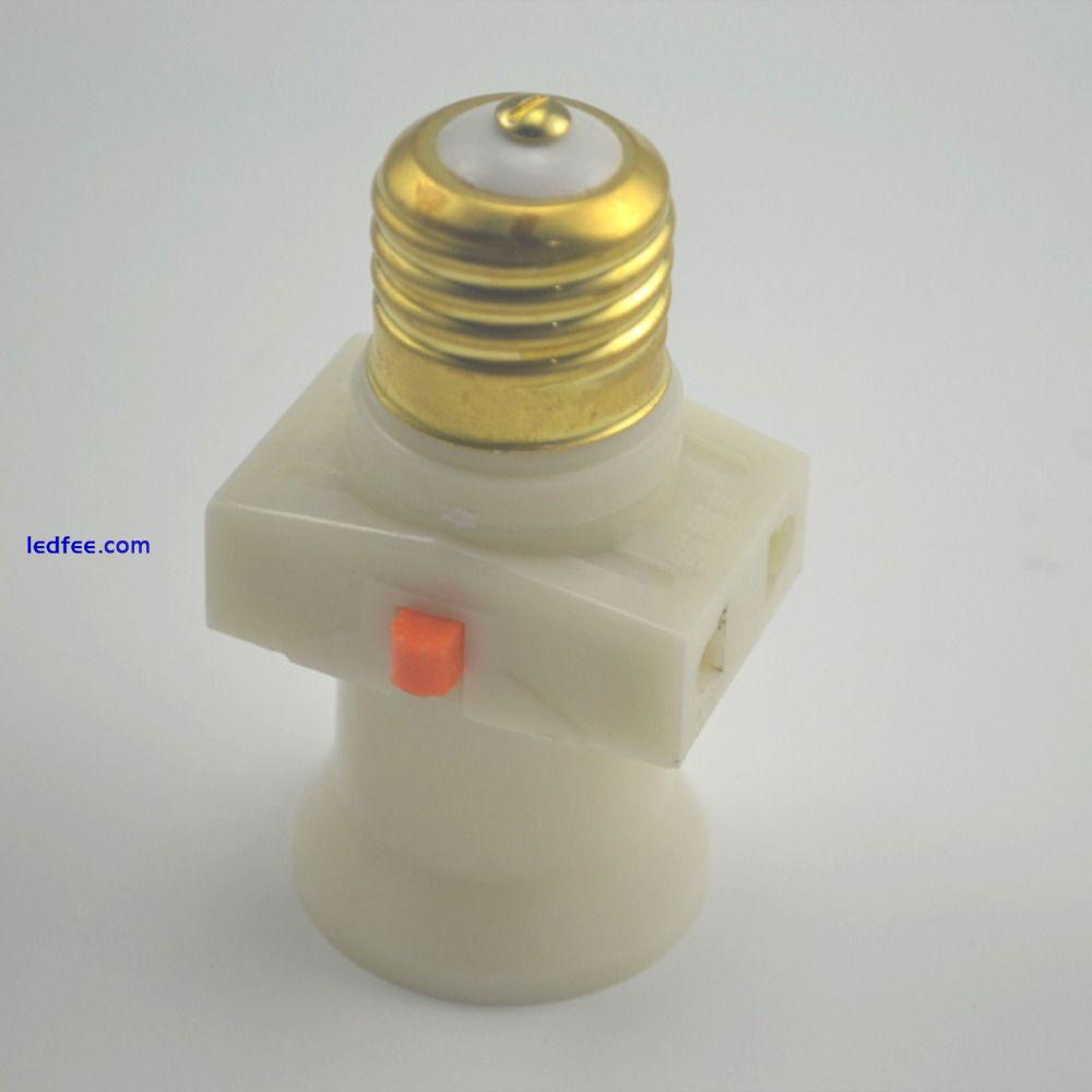 6A 250V LED Base White Splitter Adapter Accessories E27 Bulb Socket  Household 1 