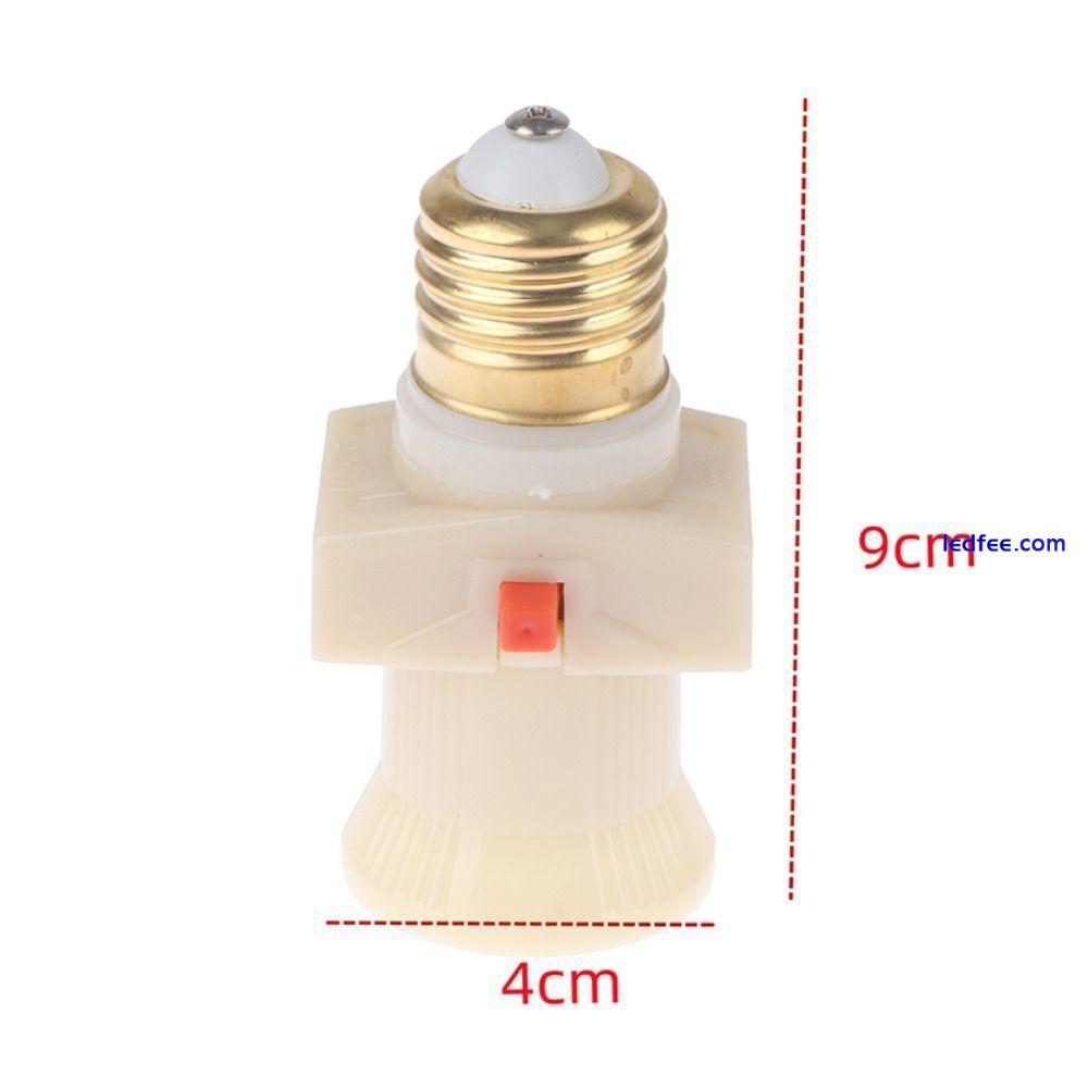 6A 250V LED Base White Splitter Adapter Accessories E27 Bulb Socket  Household 0 