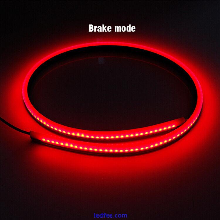 Car Rear Tail LED Strip Brake Reverse Light Turn Signal Tail Strip Accessories 2 