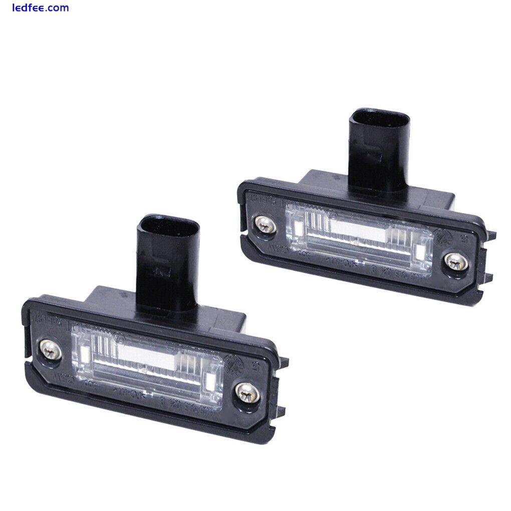 1/2/3 1 Pair LED Car Number Light Tail Lights For B6 Automobile Accessories 1 