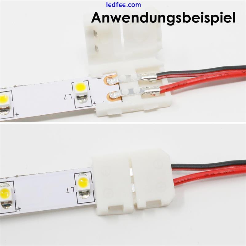 Schnell-Anschlusskabel für 2pol SMD LED Stripe Streifen, Anschluss-Kabel 15cm 3 