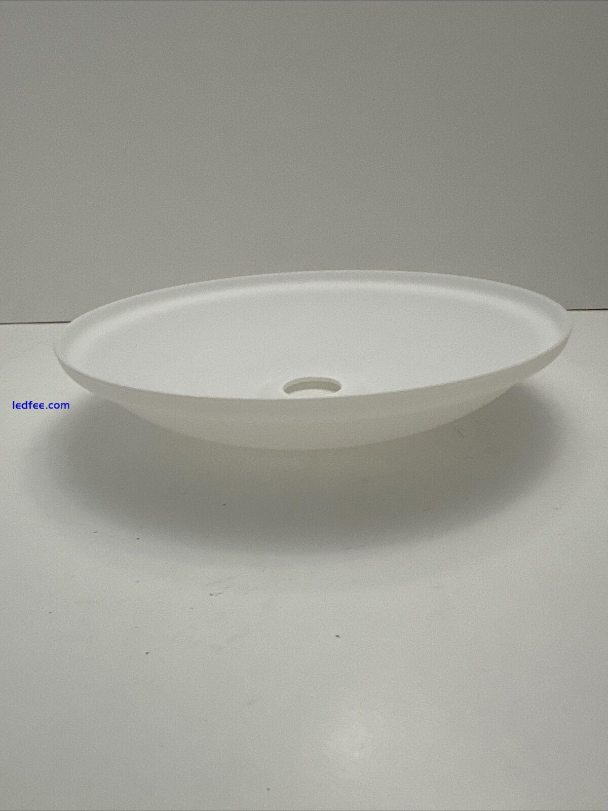 Hunter Casablanca Fans 99259- Low Profile Light Kit - Accessory White Glass Bowl 3 