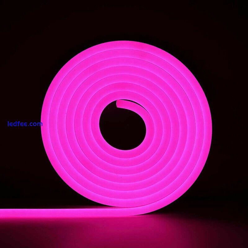 LED Strip Lights Flexible Neon Flex Rope Lights Waterproof Outdoor Lighting 12V 5 