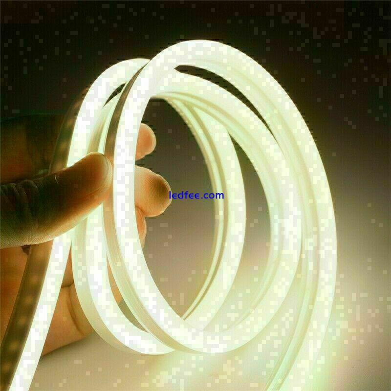 LED Strip Lights Flexible Neon Flex Rope Lights Waterproof Outdoor Lighting 12V 4 