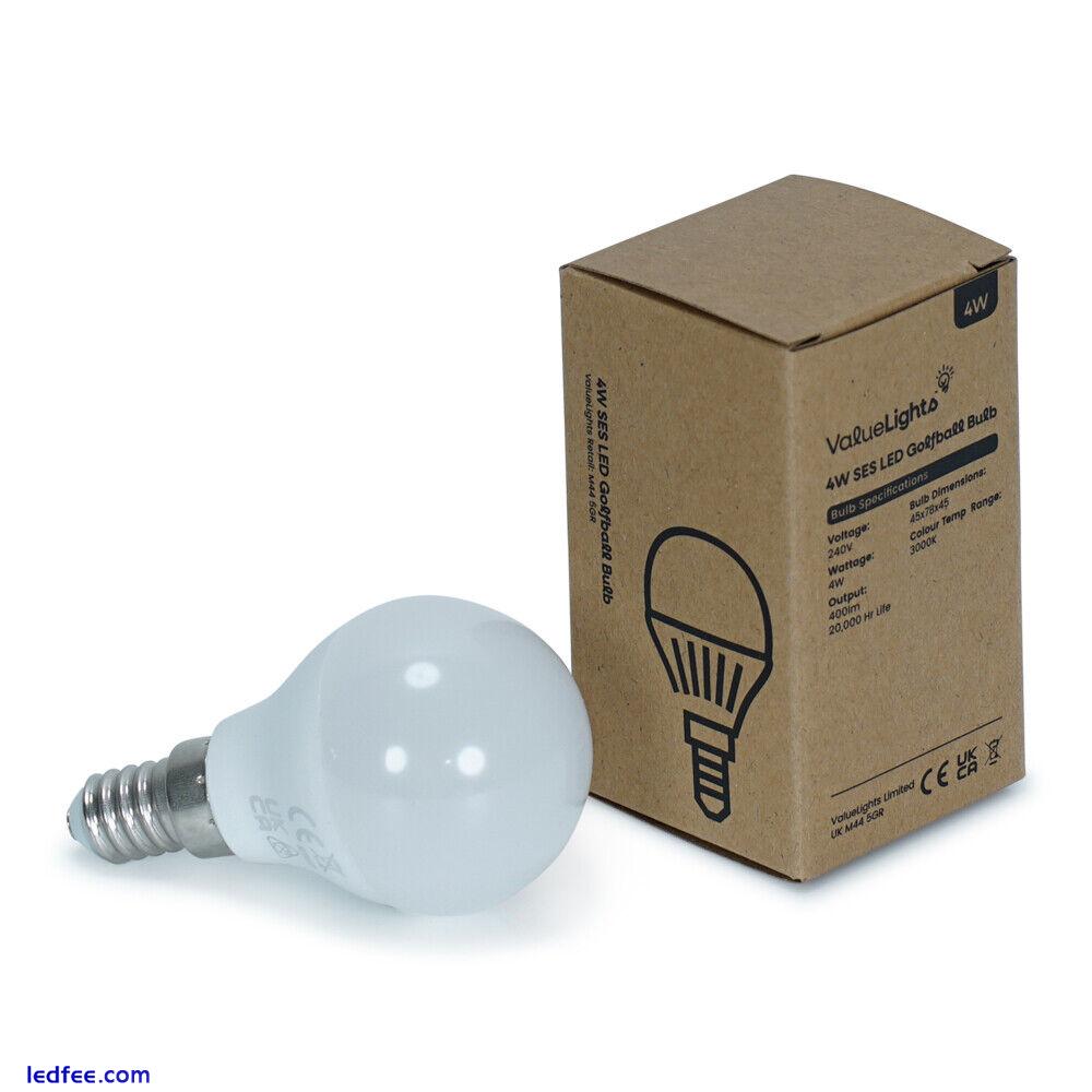 LED Golf Ball Bulbs Lightbulb Warm White Daylight Energy Saving Bayonet Globe 0 