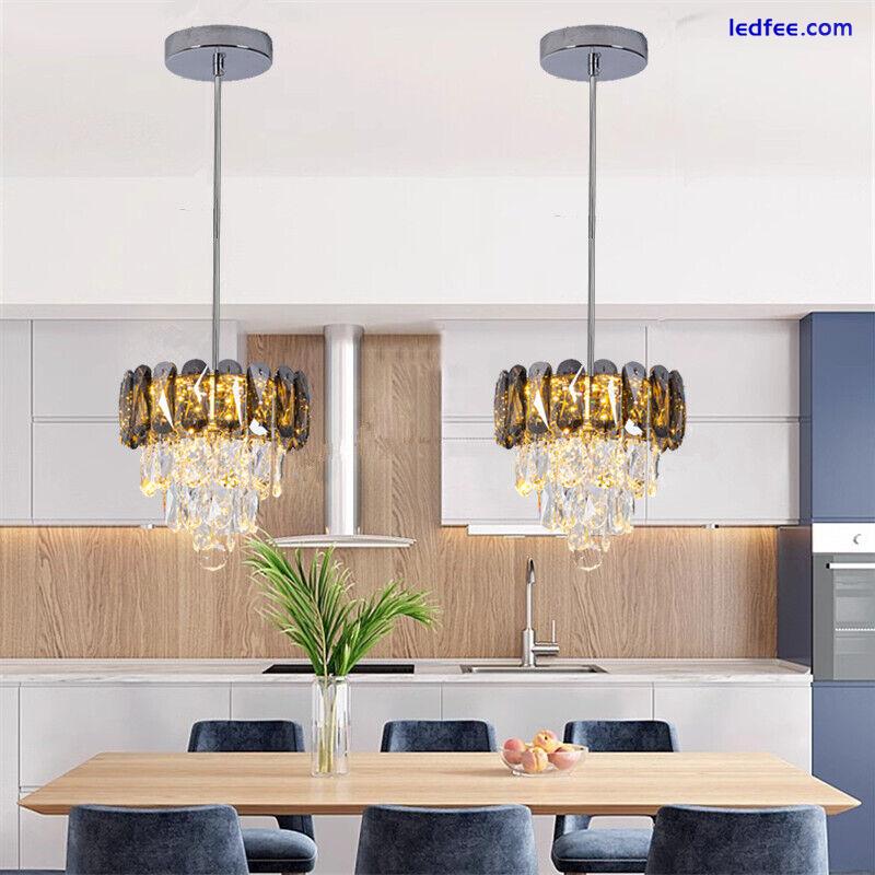 Grey Kitchen Pendant Light Led Bar Ceiling Lights Dining Room Chandelier Lights 3 