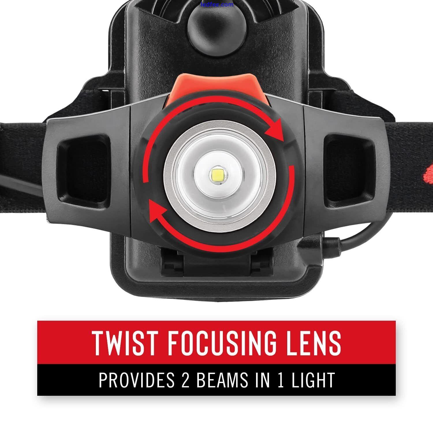 Coast Single Mode Head Torch HL7 285 Lumen 119 Metre Range IPX4 Elasticated Band 0 