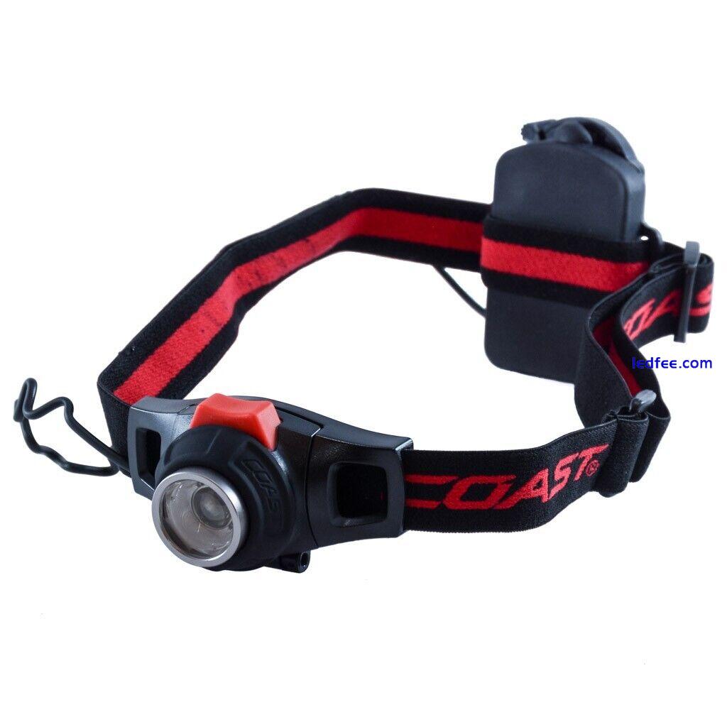 Coast Single Mode Head Torch HL7 285 Lumen 119 Metre Range IPX4 Elasticated Band 1 