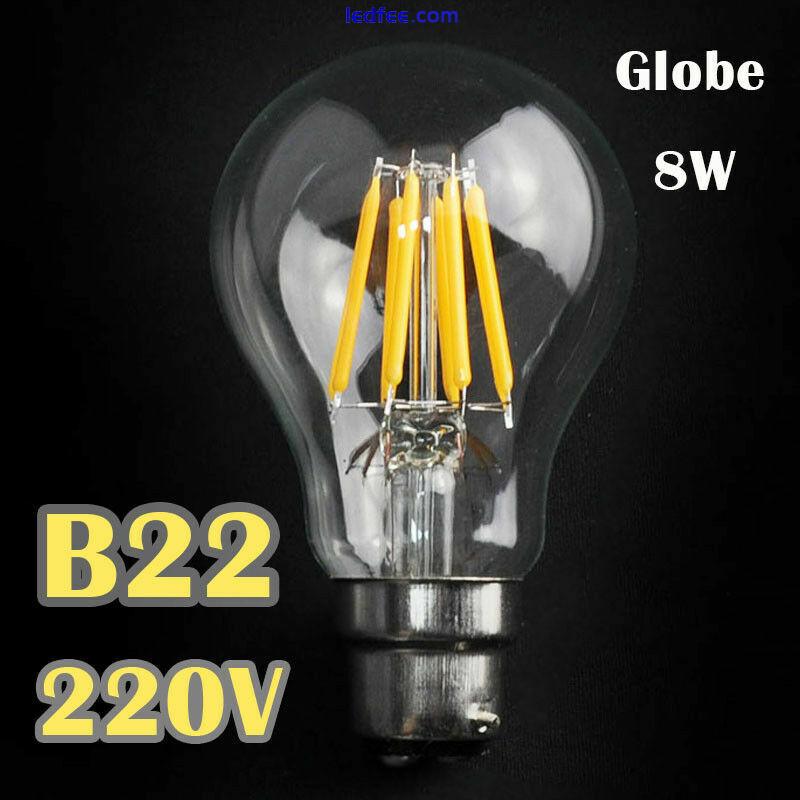 Dimmable E14 E27 B22 2/4/6/8W 12W Edison Retro Filament Light Lamp LED Bulb 3 