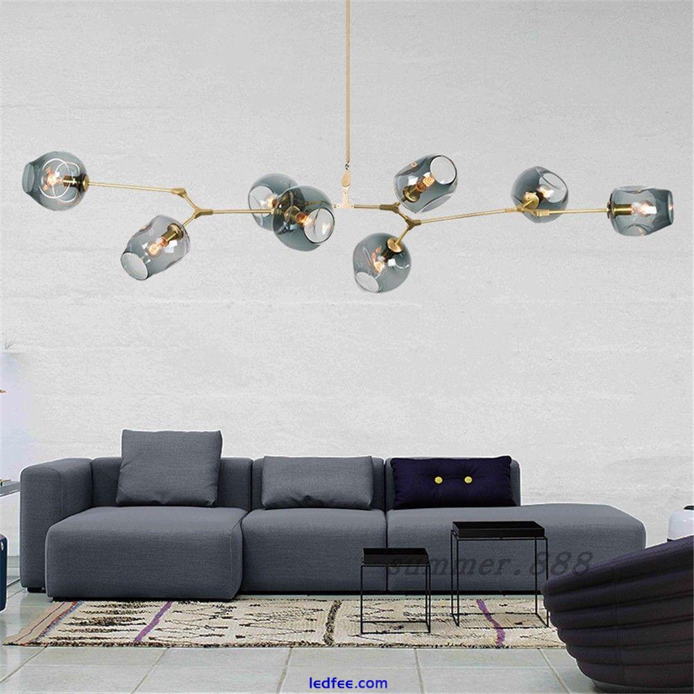 LED Modern Bubble Ceiling Light Molecular Glass Pendant Light Chandelier Lamp 0 