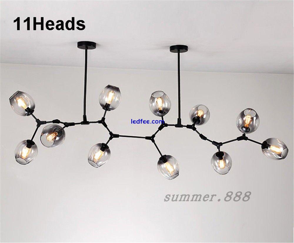 LED Modern Bubble Ceiling Light Molecular Glass Pendant Light Chandelier Lamp 3 