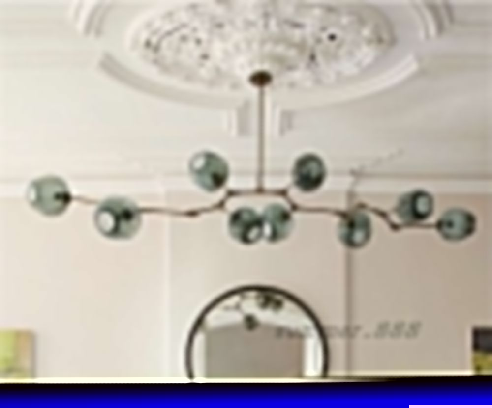 LED Modern Bubble Ceiling Light Molecular Glass Pendant Light Chandelier Lamp 0 