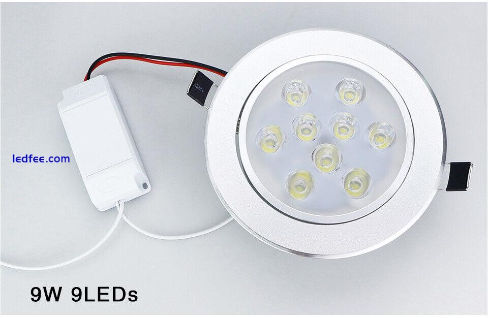 Dimmable 3W 5W 7W 9W 12W 15W 18W LED Downlight Ceiling Light Recessed Spot Lamp  3 