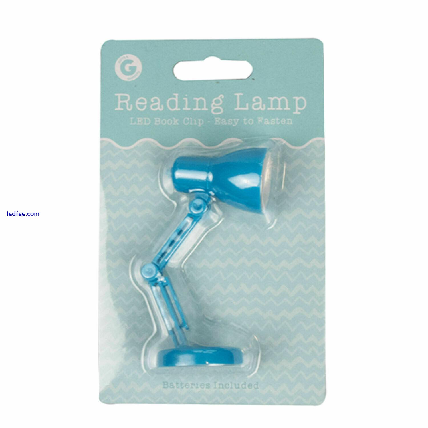 LED MINI READING LAMP CLIP ON Flexible  Desk Bed Read Table Study Light Gift UK 3 