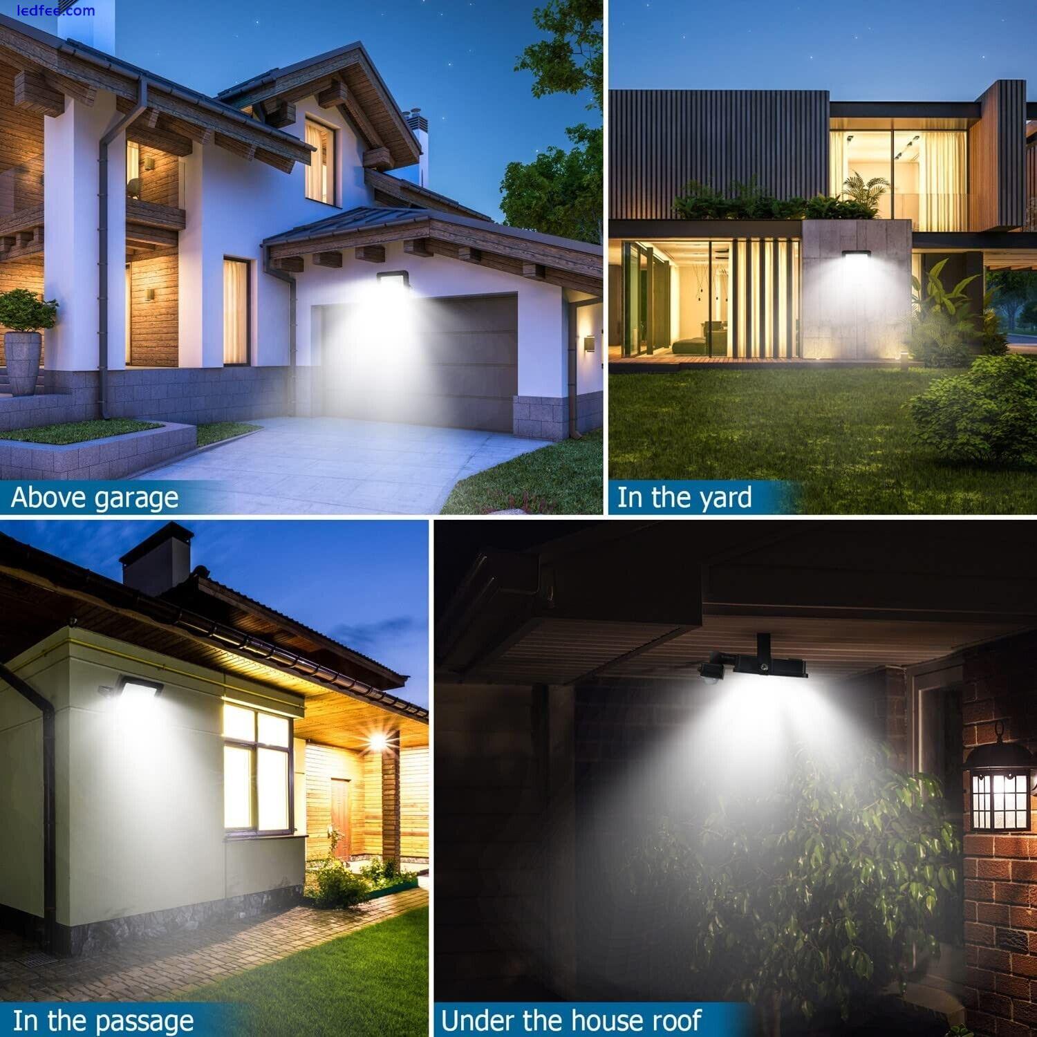 10W LED Floodlight Motion Sensor Security Garden Outdoor PIR Waterproof Lights 2 