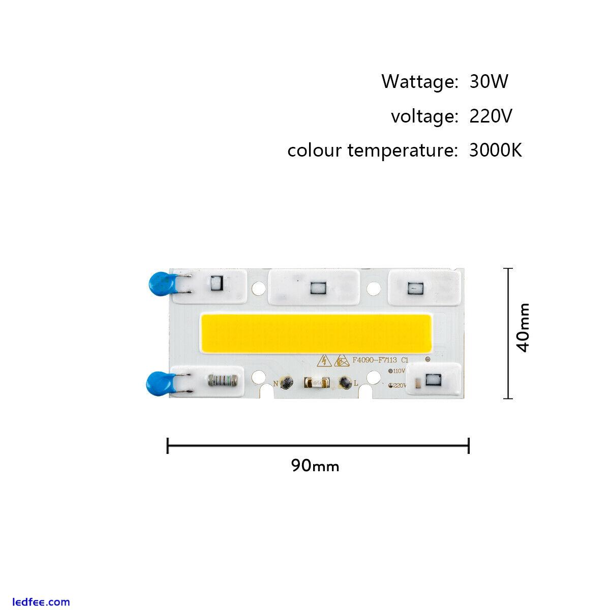 AC 220V 30W- 150W LED COB Chip Boards Smart IC DOB for Spotlight Flood Light DIY 2 