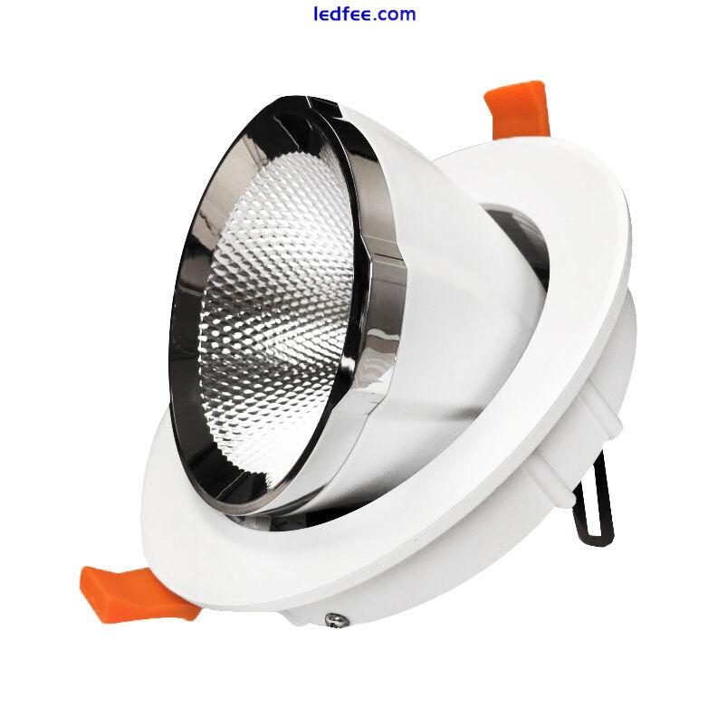 Directional Swivel and Scoop Retail LED COB Spotlight Recessed Scoop Downlights  0 