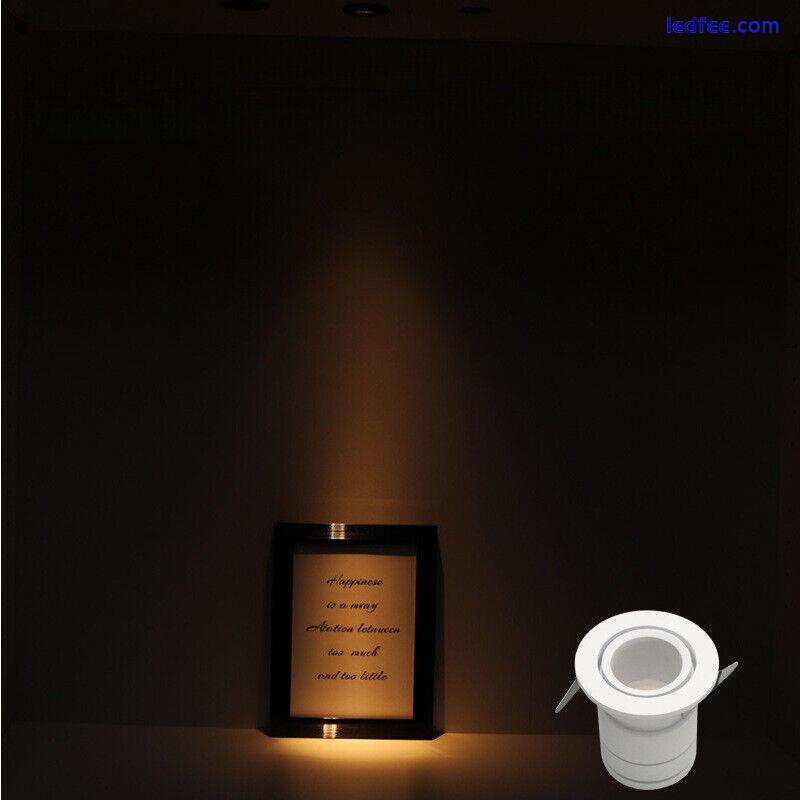 Small Spot Light 0.5W Mini LED Spotlight Dimmable Recessed Downlight 1 