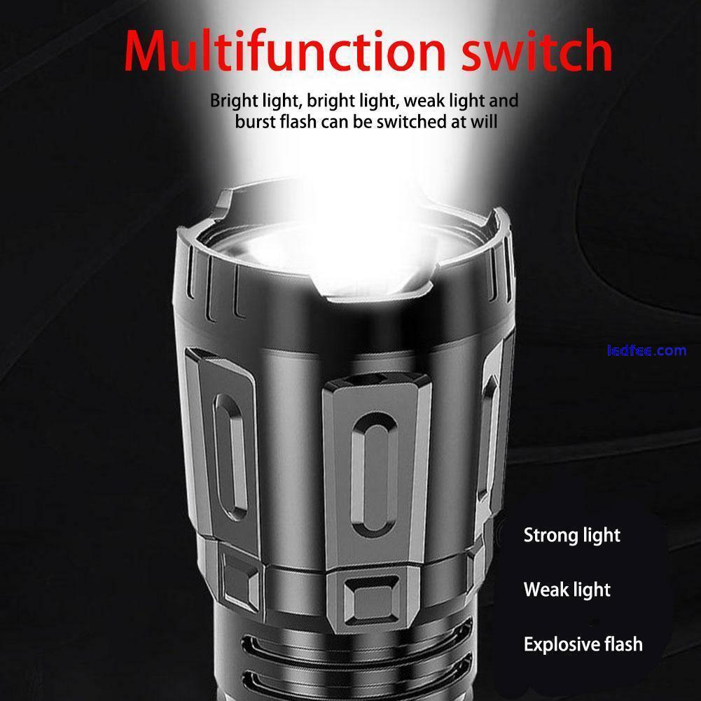 USB Rechargeable LED Pen Torch Flashlight Lamp 2W Super Bright Mini Pocket 7Y2W 2 